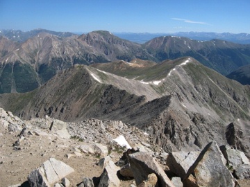 view from huron peak