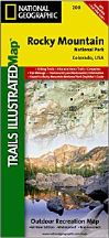National Geographic Trails Illustrated Map for Rocky Mountain National Park