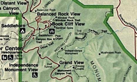 monument canyon trail map